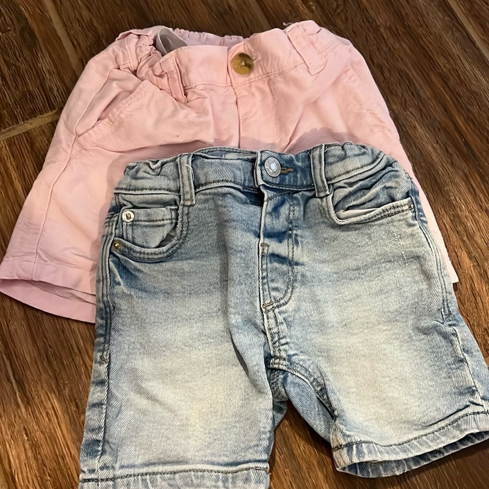 2t boy shorts. Zara- jean one. Janie and jack-pink
